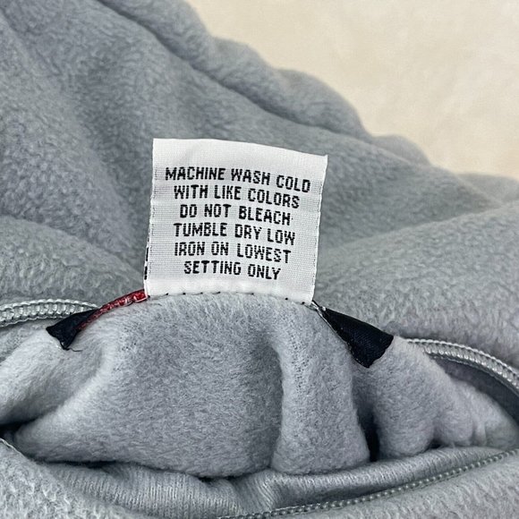 Wilson Blue Light Blue Hooded Full Zip Vintage Reversible Jacket Men's Size XL - Picture 9 of 9